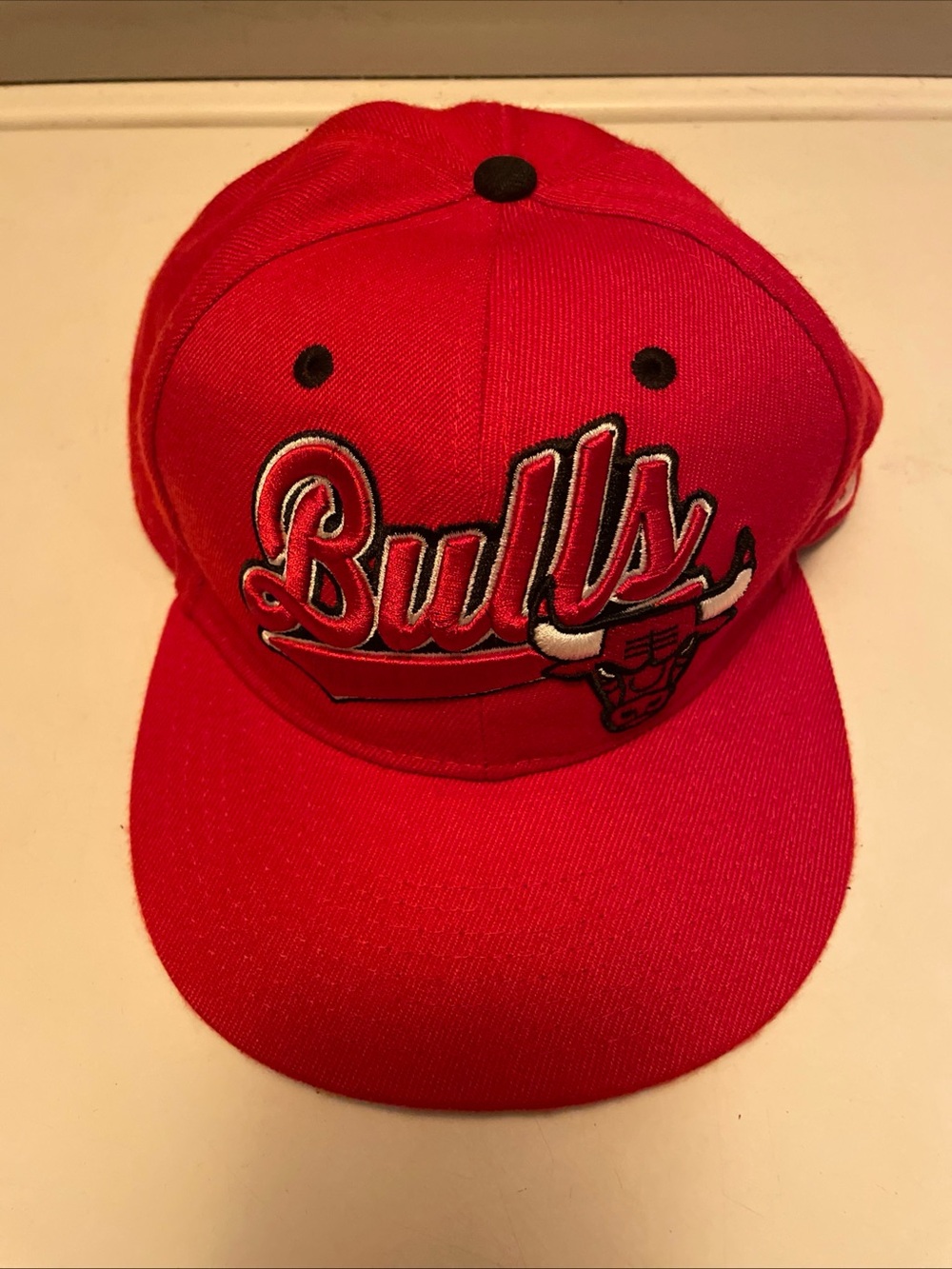 NBA Chicago Bulls Ultra Game Hat / Cap Red Flatbill Snapback